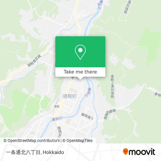 一条通北八丁目 map