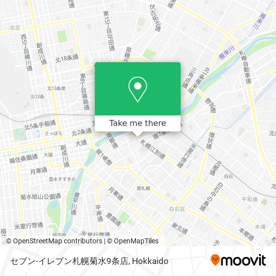 セブン-イレブン札幌菊水9条店 map