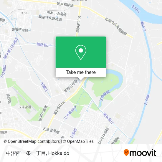 中沼西一条一丁目 map