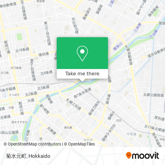 菊水元町 map