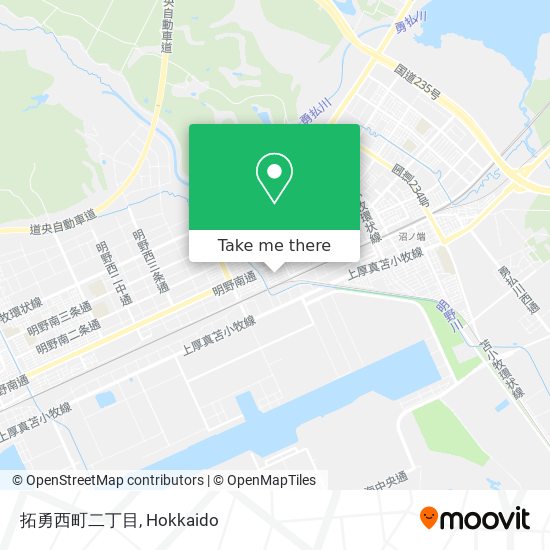 拓勇西町二丁目 map