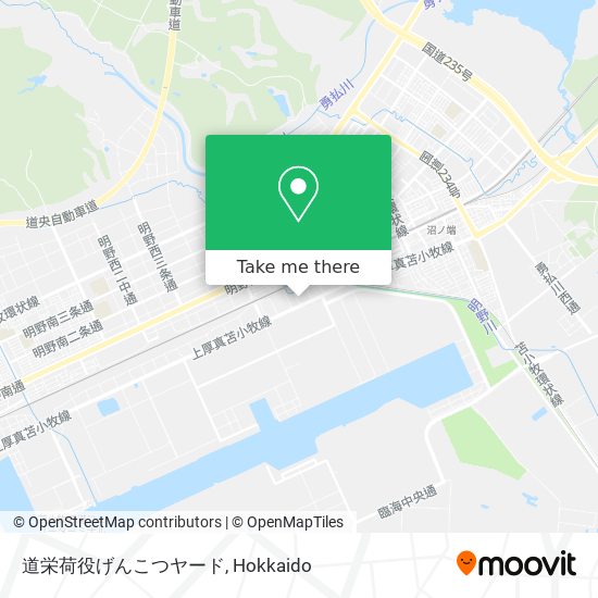 道栄荷役げんこつヤード map