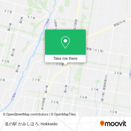 道の駅 かみしほろ map
