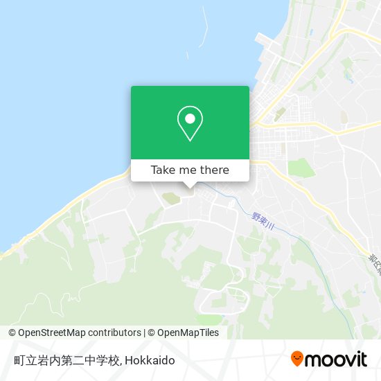 町立岩内第二中学校 map