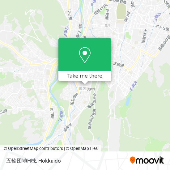 五輪団地H棟 map