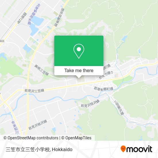 三笠市立三笠小学校 map