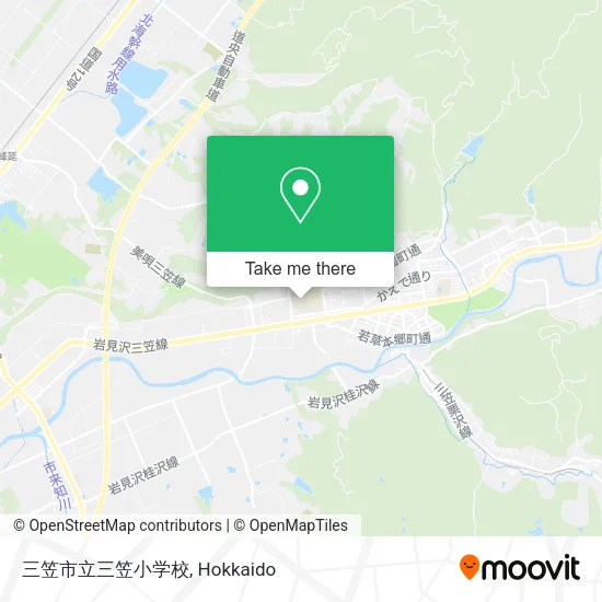 三笠市立三笠小学校 map