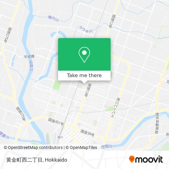 黄金町西二丁目 map