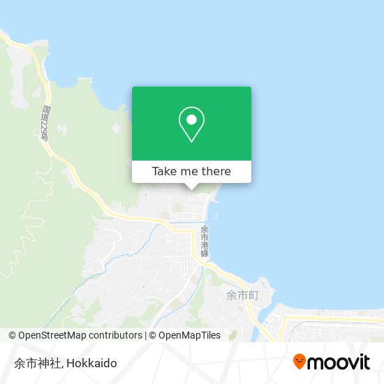 余市神社 map