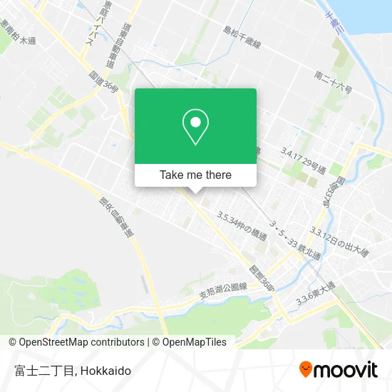 Fuji Second Chome map