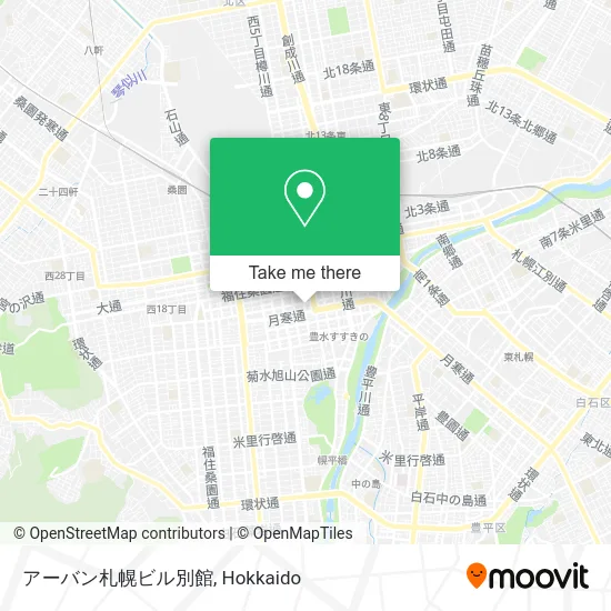 Urban Sapporo Building Annex map