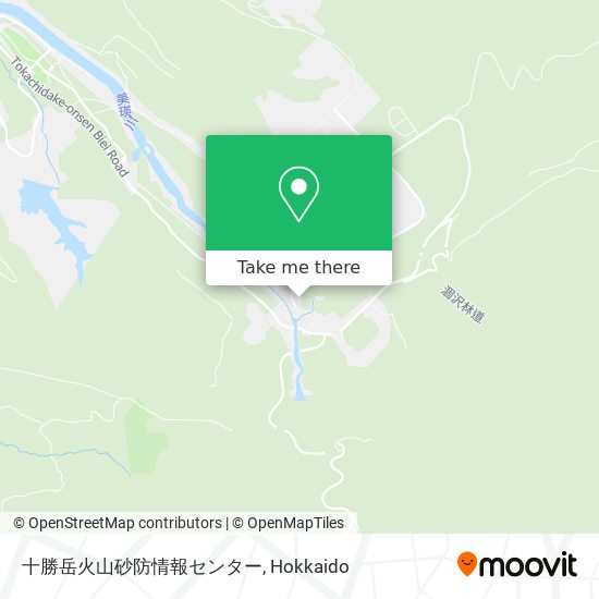 十勝岳火山砂防情報センター map