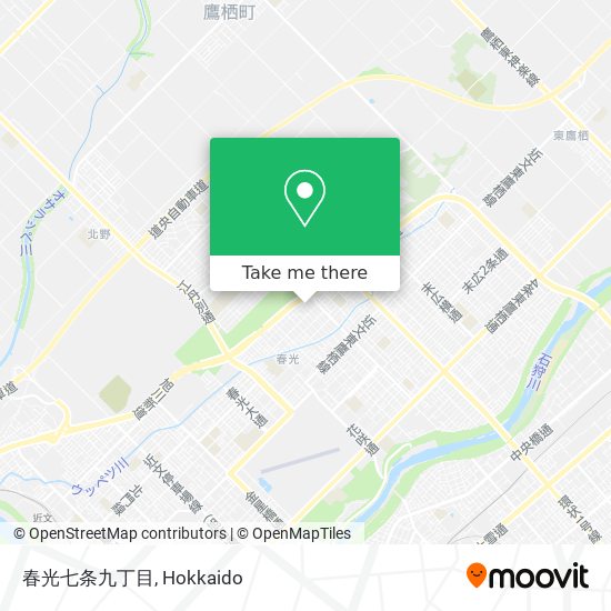 春光七条九丁目 map