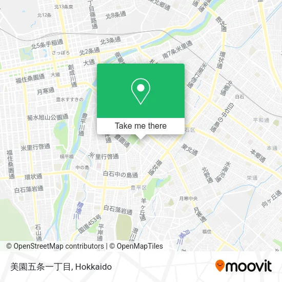 美園五条一丁目 map