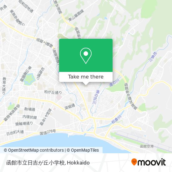 函館市立日吉が丘小学校 map