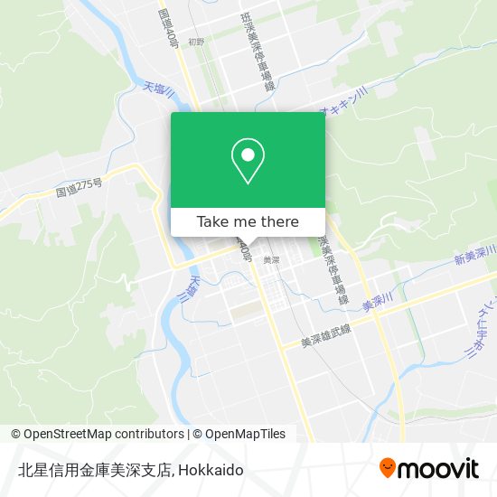 北星信用金庫美深支店 map