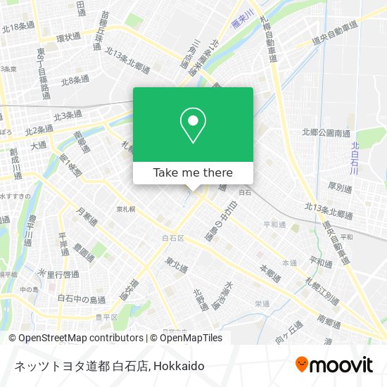 ネッツトヨタ道都 白石店 map