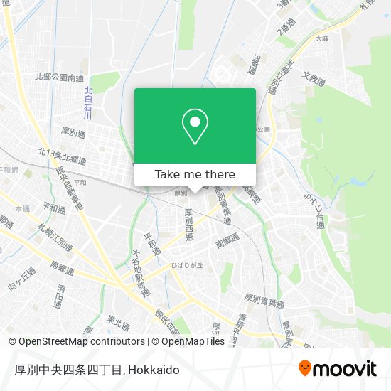 厚別中央四条四丁目 map