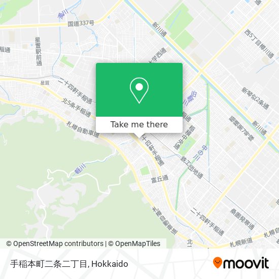 手稲本町二条二丁目 map