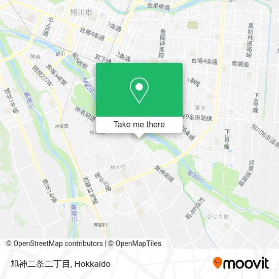 旭神二条二丁目 map