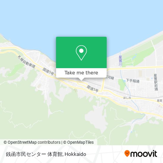 銭函市民センター 体育館 map