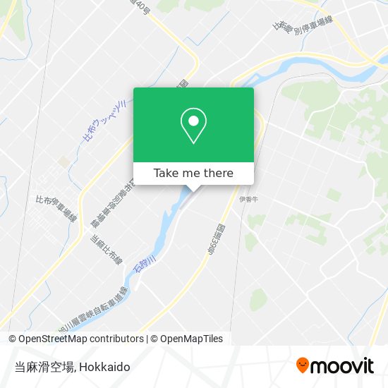 当麻滑空場 map
