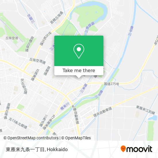 東雁来九条一丁目 map