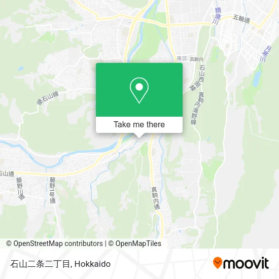 石山二条二丁目 map