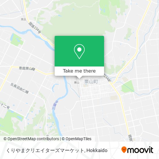 くりやまクリエイターズマーケット map