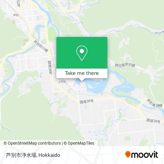 芦別市浄水場 map