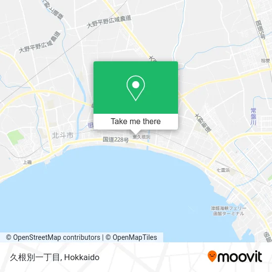 久根別一丁目 map