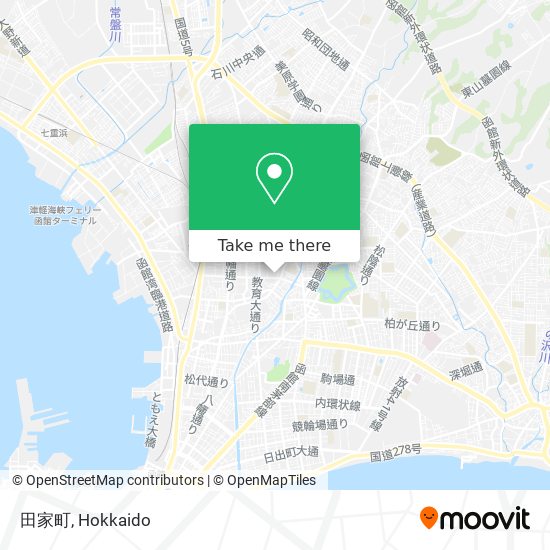 田家町 map