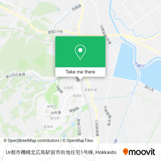 Ur都市機構北広島駅前市街地住宅1号棟 map