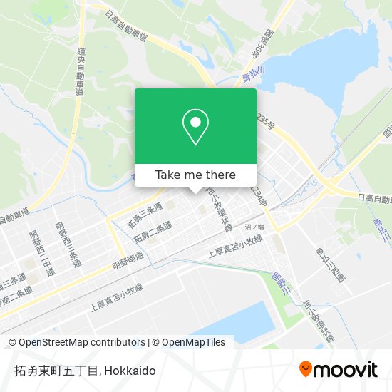 拓勇東町五丁目 map
