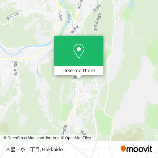 Tokiwa 1-jo 2-chome map