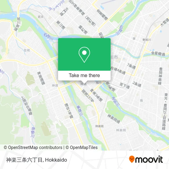 神楽三条六丁目 map