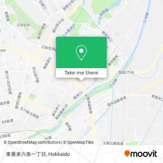 東雁来六条一丁目 map