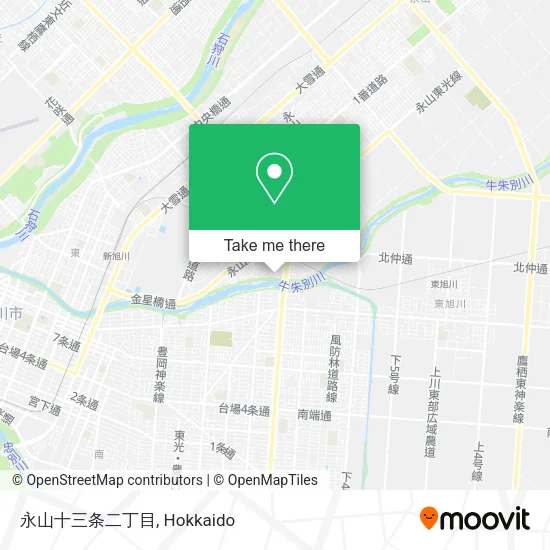 永山十三条二丁目 map