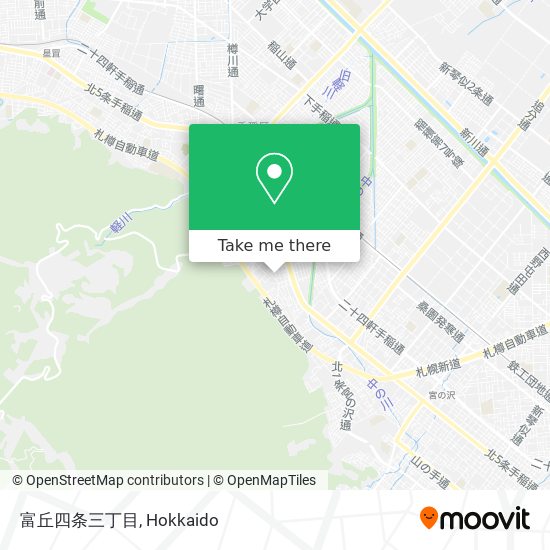 富丘四条三丁目 map