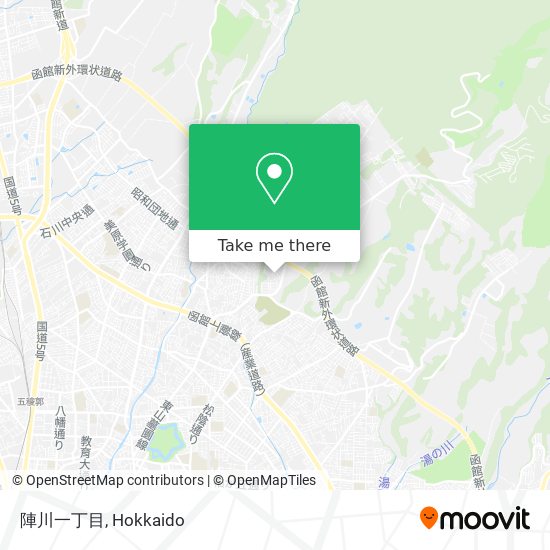 陣川一丁目 map