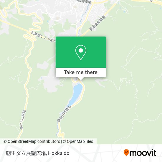 朝里ダム展望広場 map