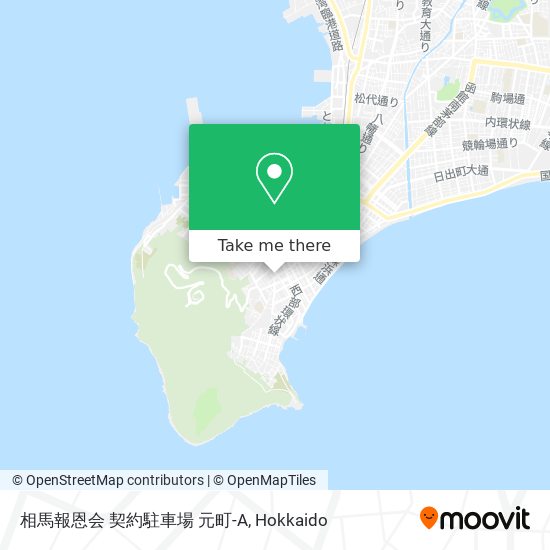 相馬報恩会 契約駐車場 元町-A map