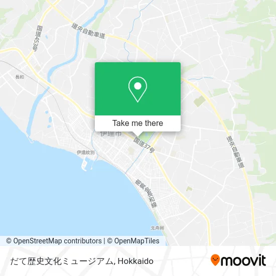 だて歴史文化ミュージアム map