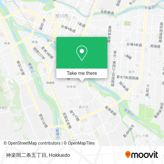 神楽岡二条五丁目 map
