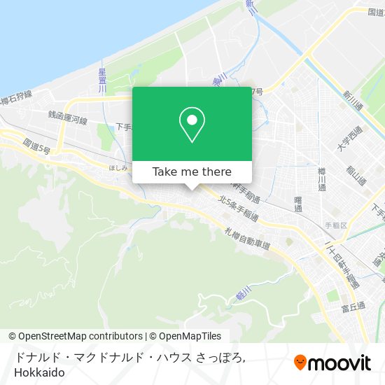 ドナルド・マクドナルド・ハウス さっぽろ map