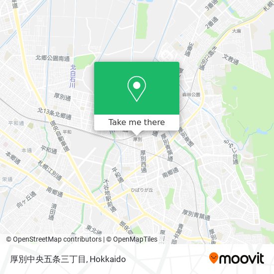 厚別中央五条三丁目 map