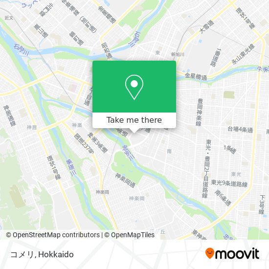 How To Get To コメリ In 旭川市 By Bus