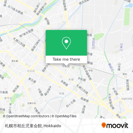札幌市柏丘児童会館 map