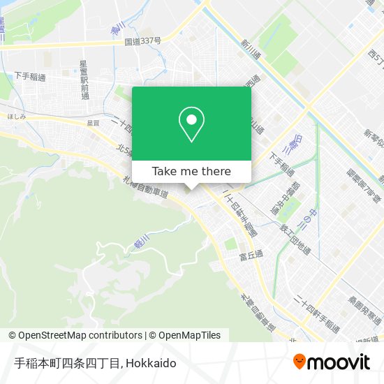 手稲本町四条四丁目 map