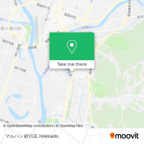 マルハン 砂川店 map
